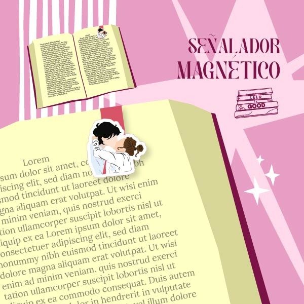 Producto - Señalador Magnético - La hipótesis del amor