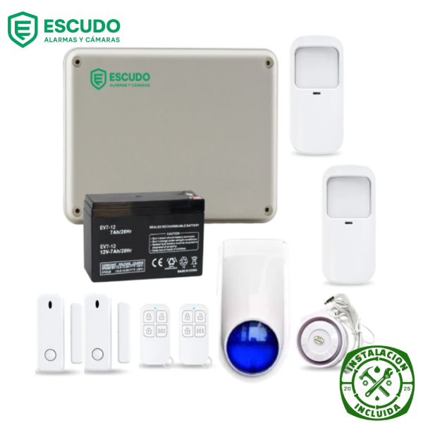 Producto - Kit 1  Alarma Wifi Con Instalacion