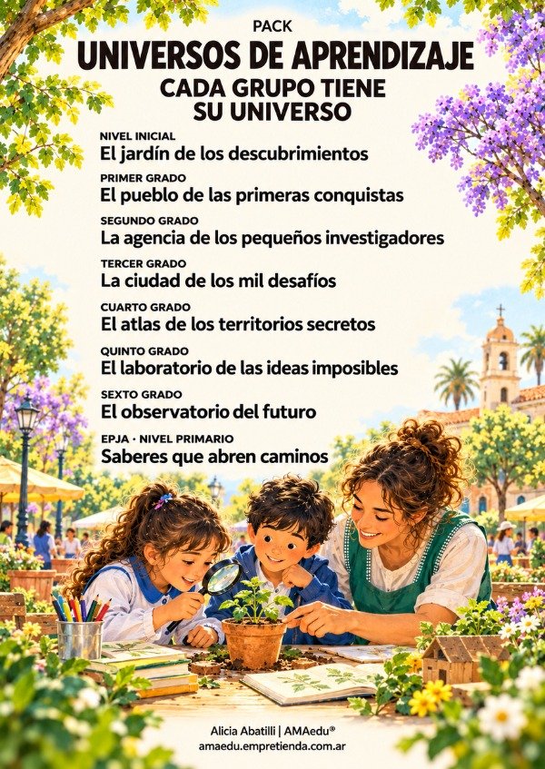 Producto - Pack UNIVERSOS DE APRENDIZAJE (8 Cuadernillos) - 3