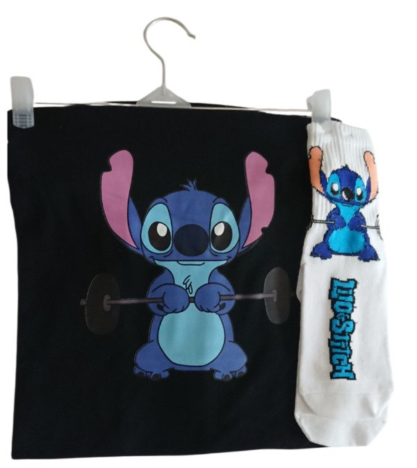 Producto - SET DEPORTIVO 3 PIEZAS STITCH NEGRO