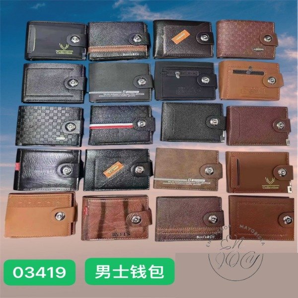 Producto - BILLETERA HOMBRE MODELO SURTIDOS 03419