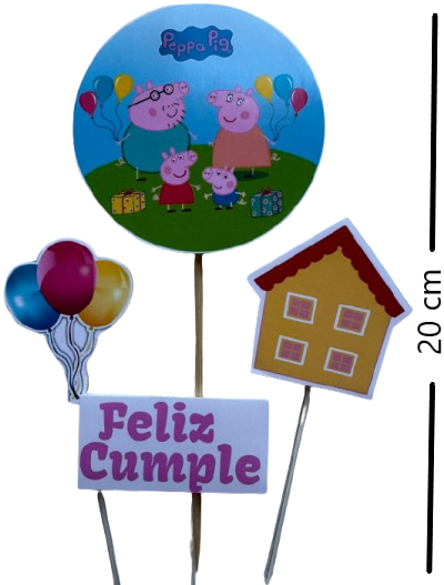 Producto - Adorno Set Peppa
