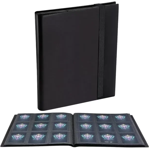 Producto - Binder Carpeta 8 360 Cartas Tcg Standard Negra - 2