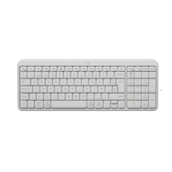 Producto - Teclado LOGITECH Bluetooth K250 Pebble white
