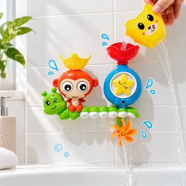 Producto - Juego de baño interactivo sin pilas! Con sopapas - 0