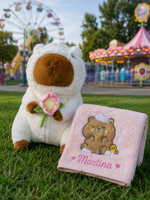 Producto - PELUCHE KAPIBARA BLANCO