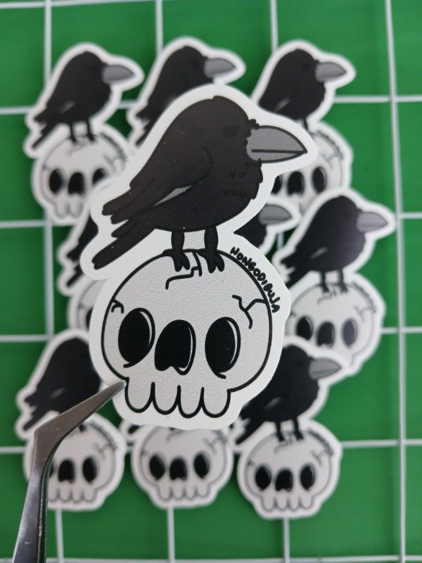 Producto - Sticker Cuervo