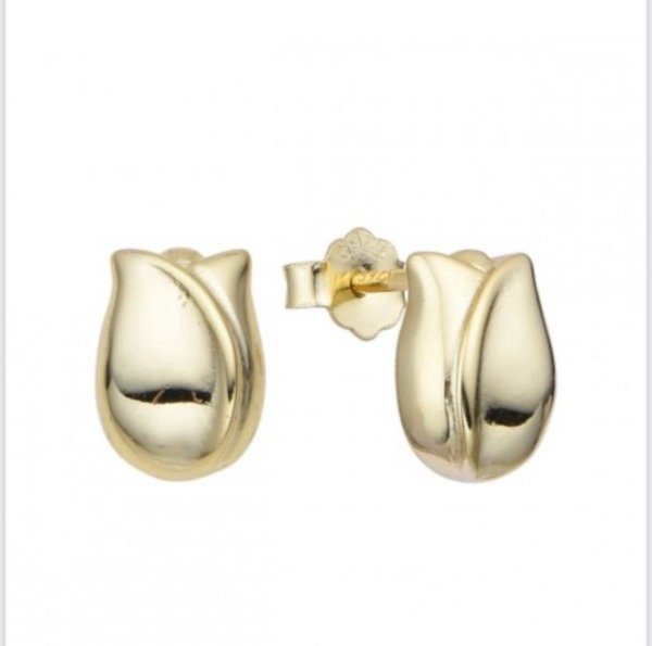 Producto - Aro Tulipán Plata 925. Par