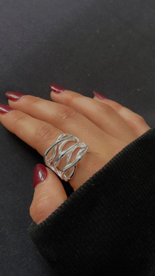 Producto - Anillo Majuli Plateado