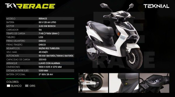 Producto - TK-RERACE