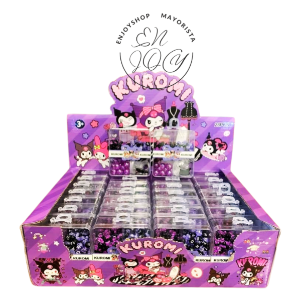 Producto - 28/KIT KUROMI LETRAS PULSERA MOSTACILLAS