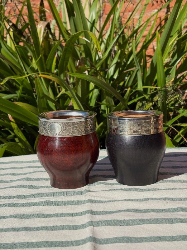 Producto - MATE IMPERIAL DE ALGARROBO CON VIROLA DE ALPACA - 0