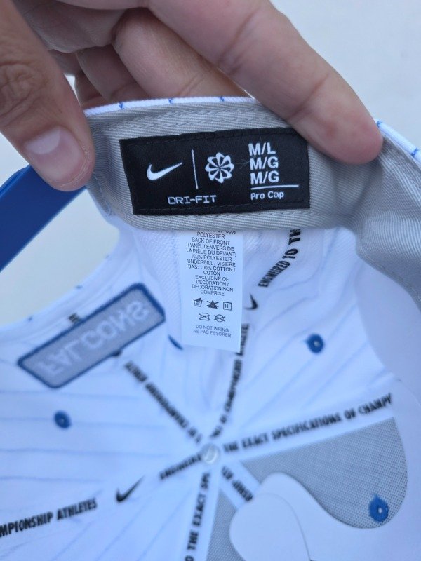 Air force falcons NCAA Nike pro snapback stripes 2026 — imagen 13