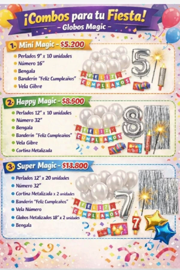 Producto - Combo Happy Magic