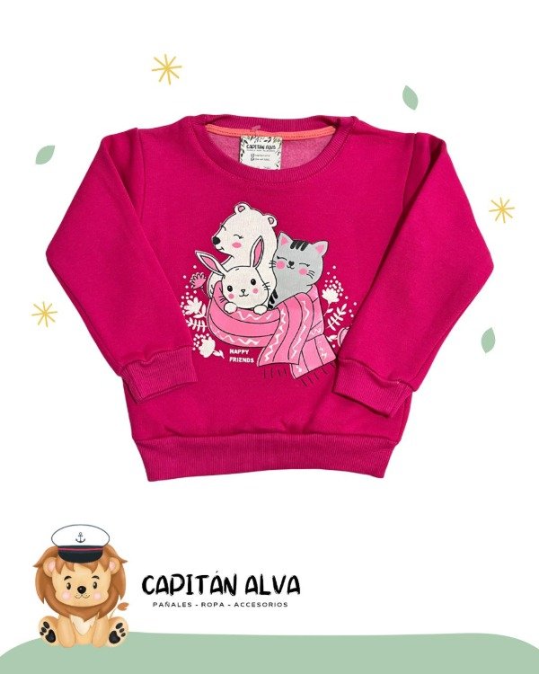 Producto - Buzo Animales abrigados - talle 5