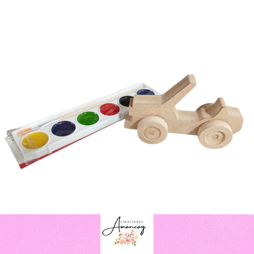 Producto - FIGURA CON RUEDAS + ACUARELAS MODELO 13