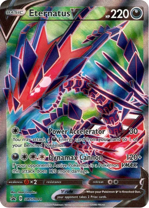 Producto - Eternatus V Full Art - SWSH044 - Sword and Shield Promo