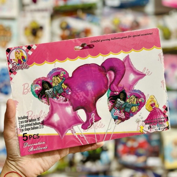 Producto - Set de globos BARBIE 5 pcs 2
