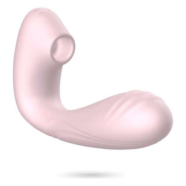 Producto - VIBRADOR CON SUCCION ROSE DELIGHT RECARGABLE