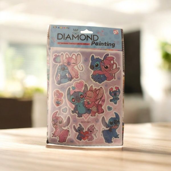 Producto - Plancha pintura diamantes stickers stich