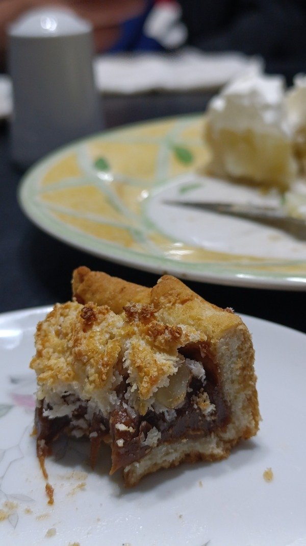 Producto - Tarta de coco, almendras y dulce de leche