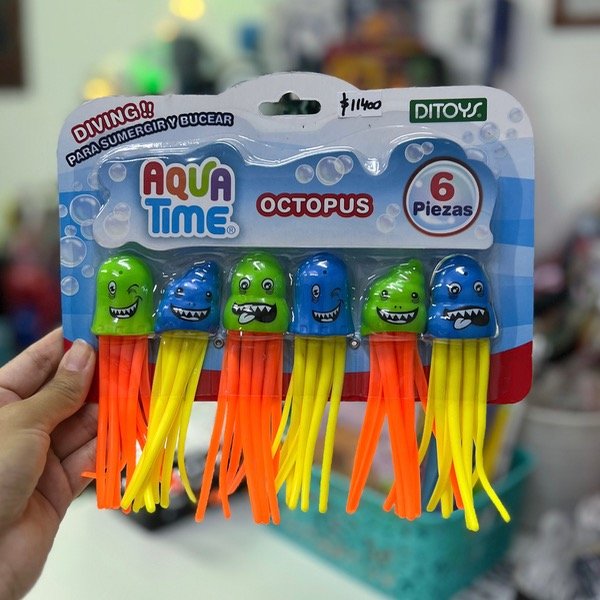 Producto - Aqua time octopus x6 DITOYS 6779