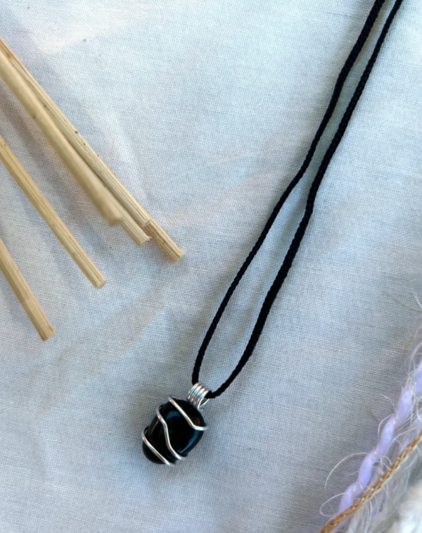 Producto - Dije Obsidiana negra