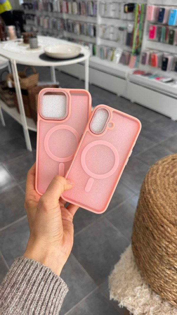 Producto - Funda MAGSAFE Matte Rosa (Iphone 15 Pro Max)