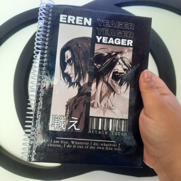 Producto - Cuaderno A5 - Eren Shingeki No Kyojin