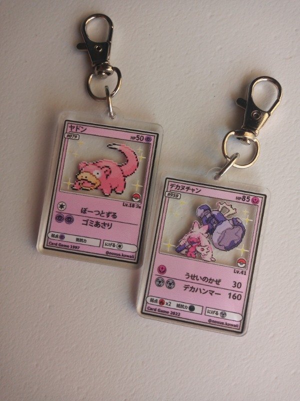 Producto - Llaveros Slowpoke y Tinkaton