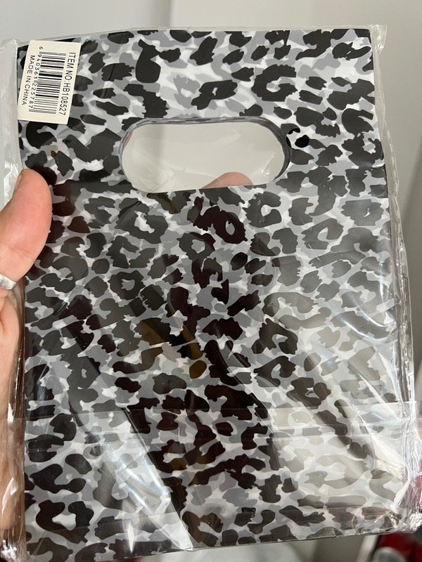 Producto - 100 bolsas 20x15 leopardo