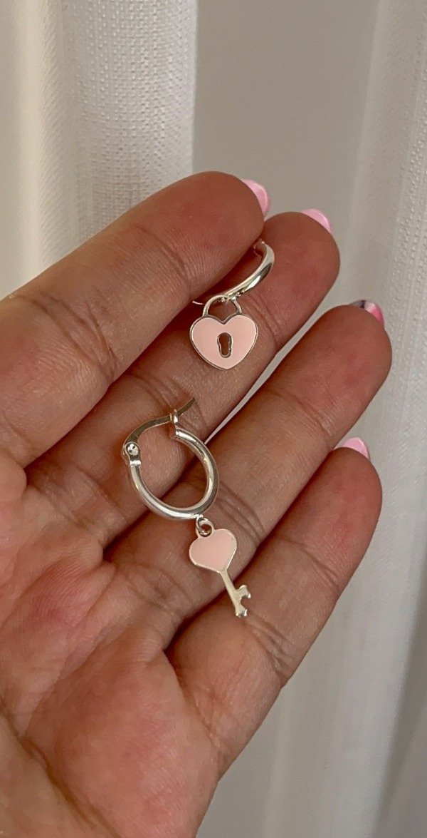 Producto - Argollitas llave corazon