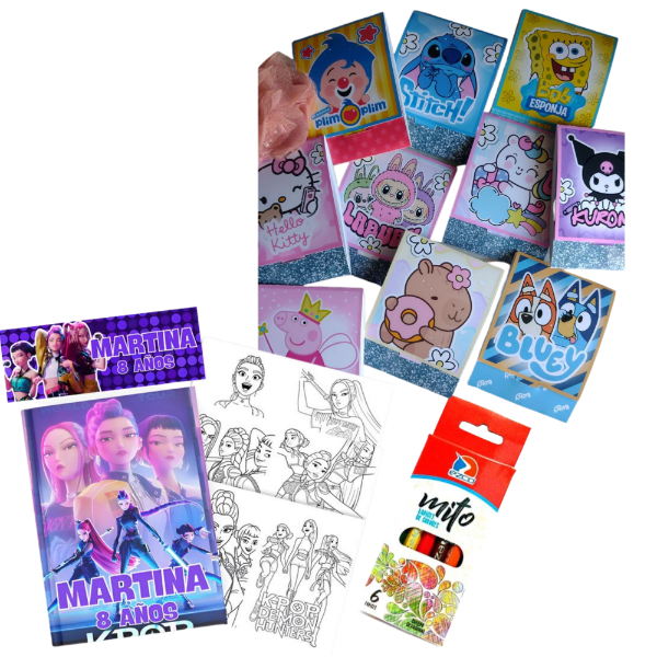 Producto - Libritos para colorear personalizados x10u.