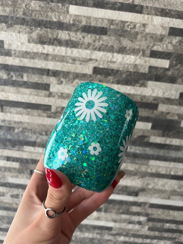 Producto - Mate flores (color a elección)