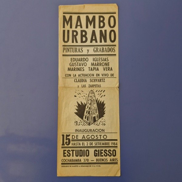 Producto - Iglesias Brickles, Marrone, Tapia Vera - Mambo Urbano (Afiche) - 1