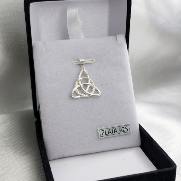 Producto - Dije Triqueta Celta Nudo de Bruja y Serpiente en Plata 925 - 5