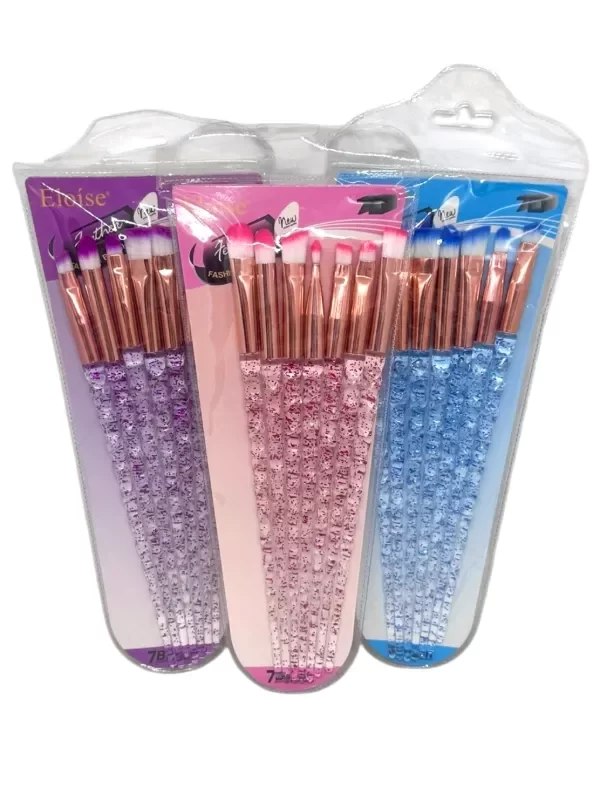 Producto - Set de pinceles x 7 c/glitter LM 4/26