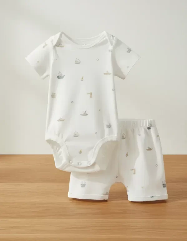 Producto - Conjunto bebe algodon orgánico HYM 1-2 meses