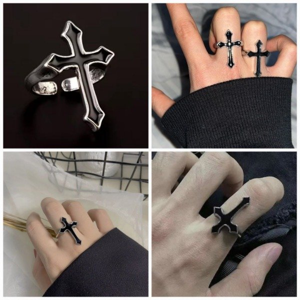 Producto - Anillo cruz gotico