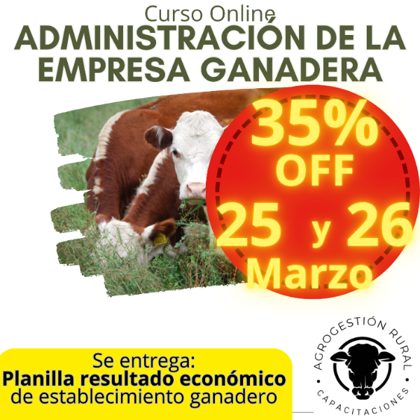 Producto - Curso online Administración de la Empresa Ganadera