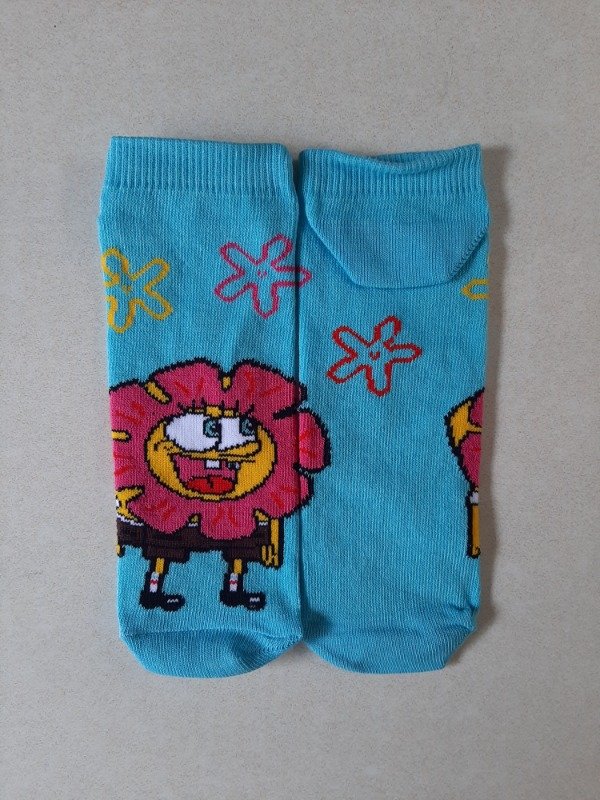 Producto - Soquete animado - Bob Esponja flor