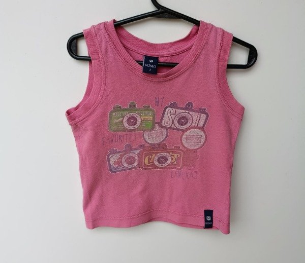 Producto - MUSCULOSA DE ALGODÓN ROSA MARCA MIMO TALLE 2