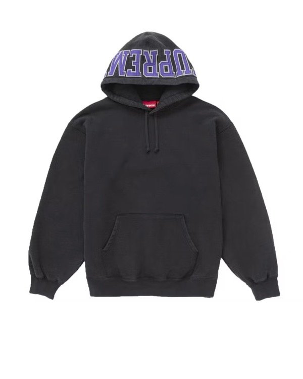 Producto - HOODIE SUPREME TEAM 94 SATIN BLACK