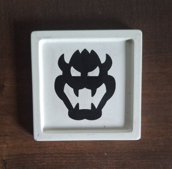 Producto - Posavasos Cuadrado Bowser Super Mario Bros