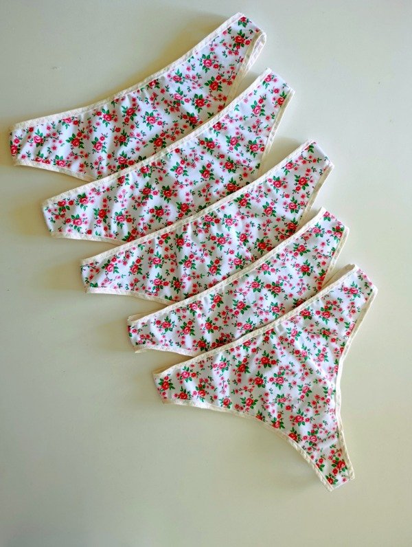 Producto - Bombis less flores, algodón