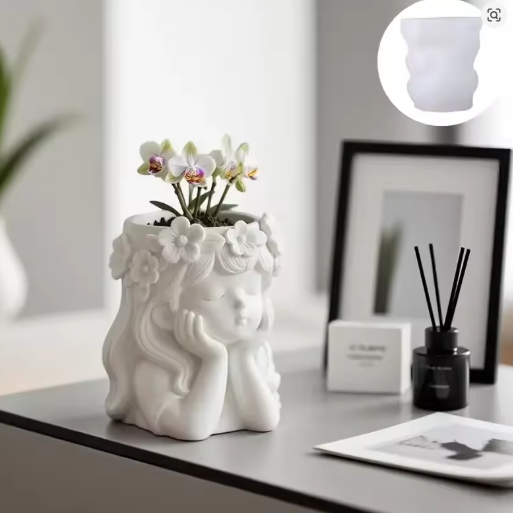 Producto - MOLDE CUENCO MACETA NIÑA #SN3