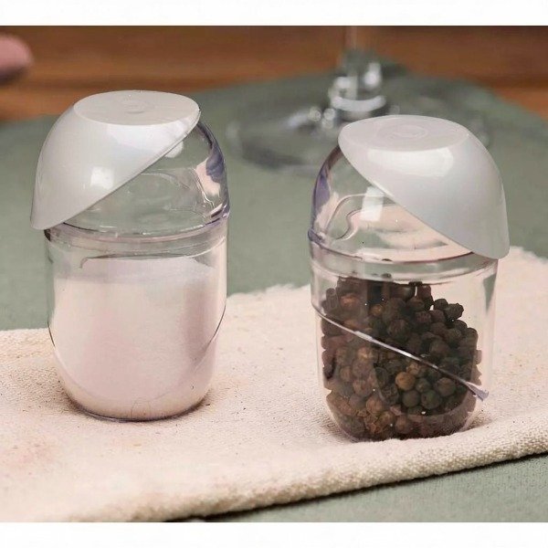Producto - LINEA QUALITY -  SET DE SALERO Y PIMENTERO PLASTICO - 2