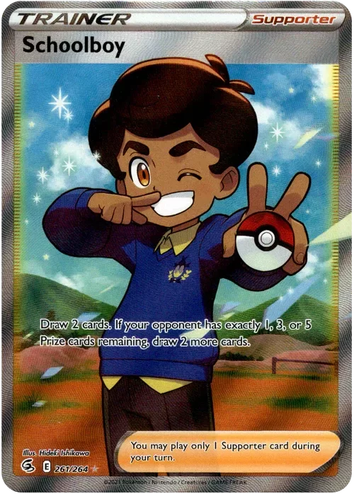 Producto - Schoolboy Full Art - 261/264 - Fusion Strike