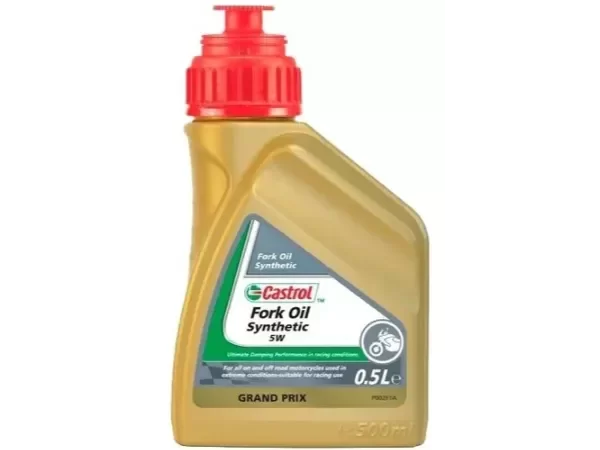 Producto - ACEITE CASTROL SINTETICO FORK OIL 5W 12 X 500ML (178)