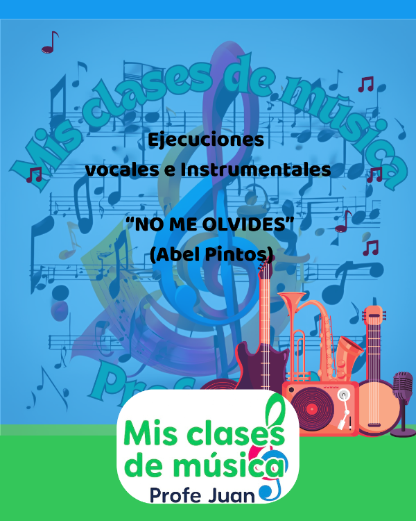 Producto - Clase Ensamble Instrumental NO ME OLVIDES